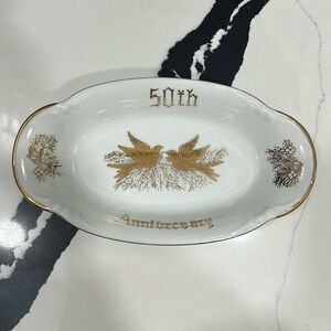 Vintage Kelvin’s of Japan 50th Wedding Anniversary Dish